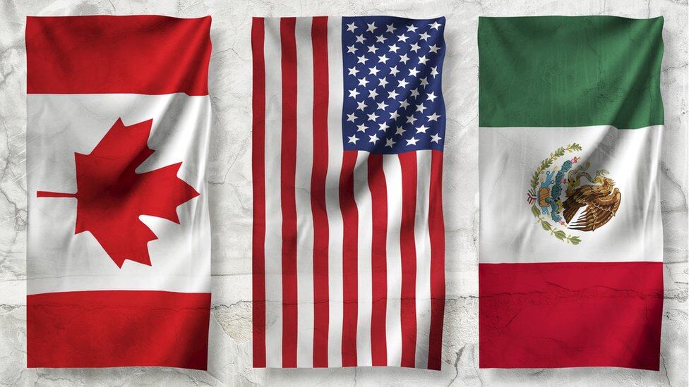 Canadá, EE.UU. y México comparten el T-MEC, un tratado de libre comercio que en julio de 2020 sustituyó al Nafta.