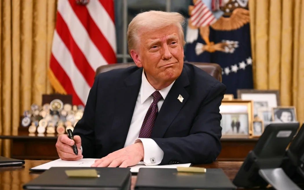 Según Donald Trump, el fentanilo "sería una de las peores guerras" ya que ha cobrado la vida de hasta 300,000 personas en los últimos seis años. Foto: Jim WATSON / AFP