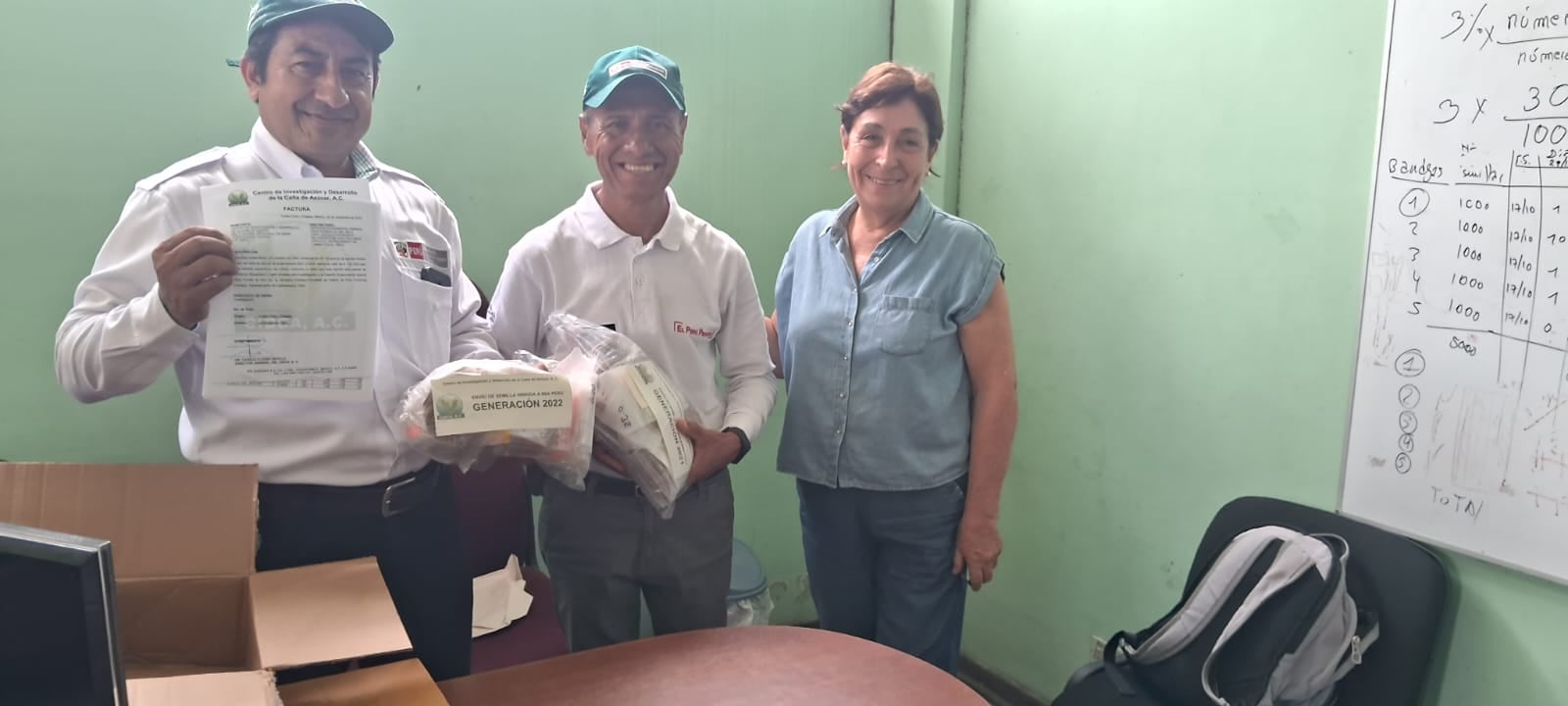 Se trata de 247.50 gramos de semillas, producto de 117 cruzamientos biparentales realizados en México. (Foto: Midagri)