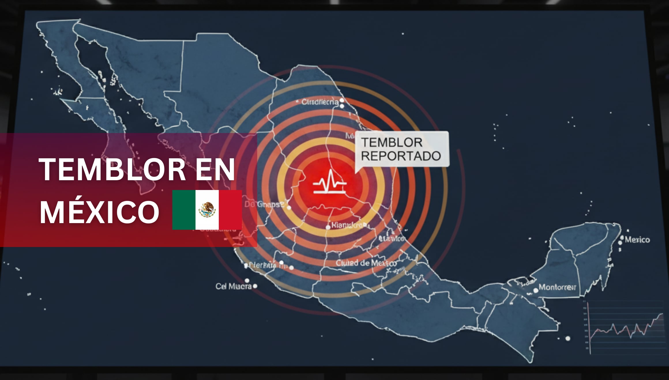 Consulta el reporte del Servicio Sismológico Nacional sobre el temblor en México hoy 17 de marzo 2026. Mira la magnitud y el epicentro del último sismo en vivo para mantener a tu familia informada desde EE. UU. | Imagen referencial creada por Gestión Mix usando la IA de Gemini / Composición GEC