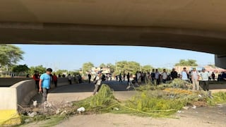 Paro agrario en Piura: productores refuerzan tranqueras para bloquear tránsito de carga