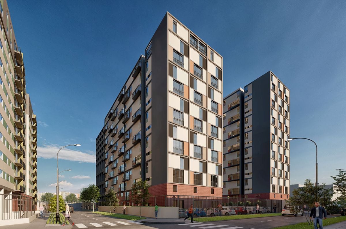 La división inmobiliaria de Aenza creció en ingresos por mayores entregas de vivienda social, pese a la presión en márgenes. Foto: Andina.