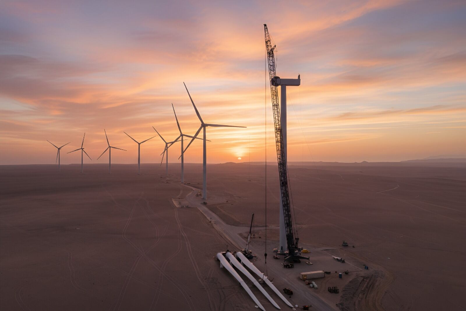 La inversión para el Parque Eólico Caravelí supera los US$240 millones. Foto: Difusión