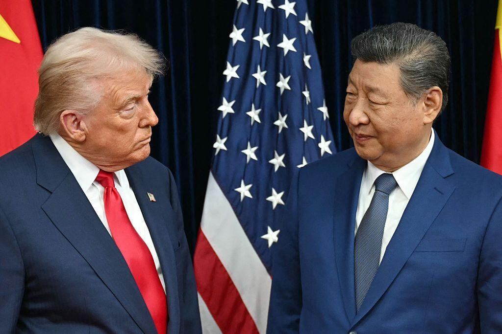 Donald Trump y Xi Jinping el 30 de octubre de 2025