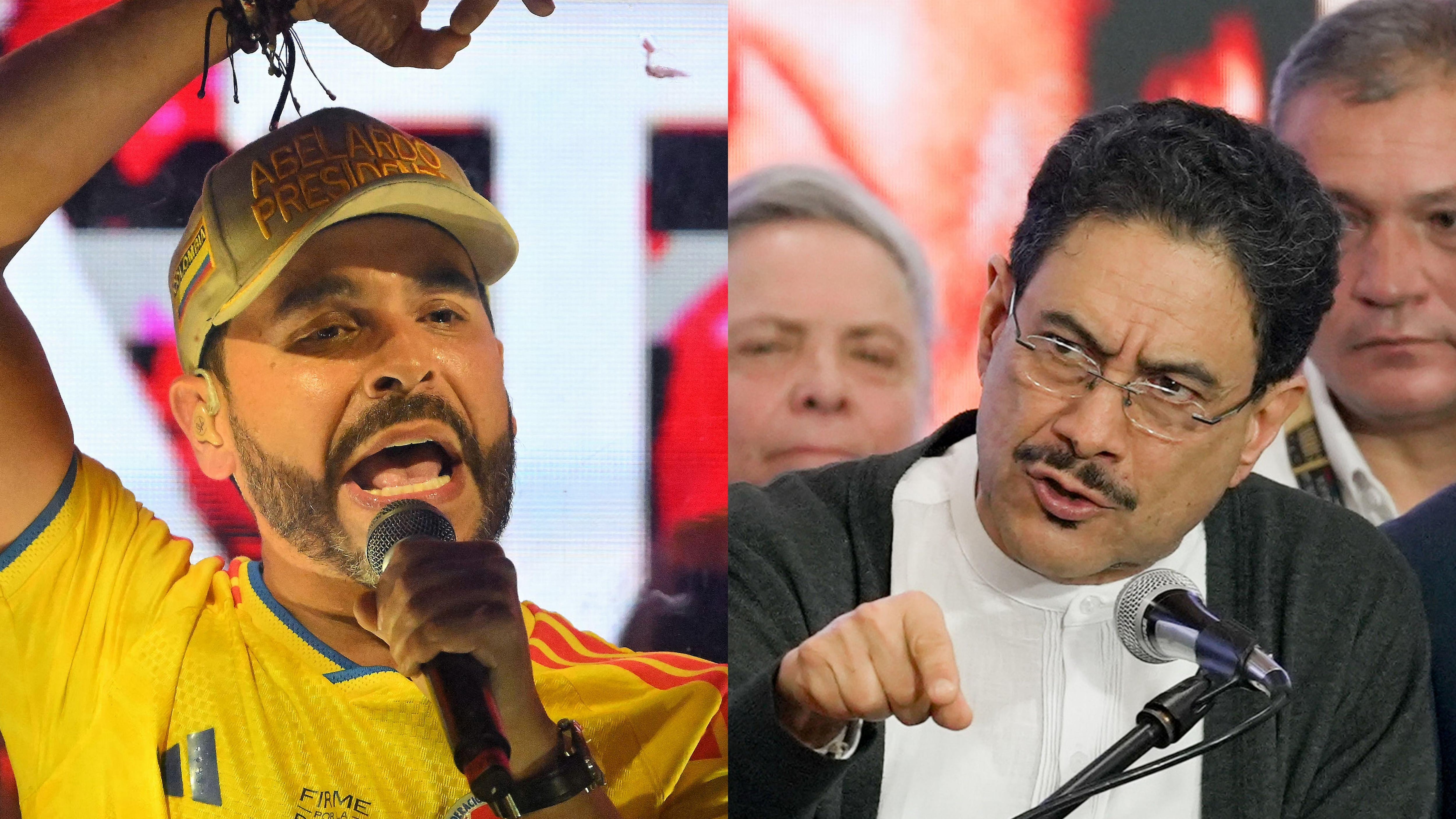 Abelardo de la Espriella, del movimiento Defensores de la Patria, se enfrenta en segunda vuelta al candidato oficialista, Iván Cepeda.