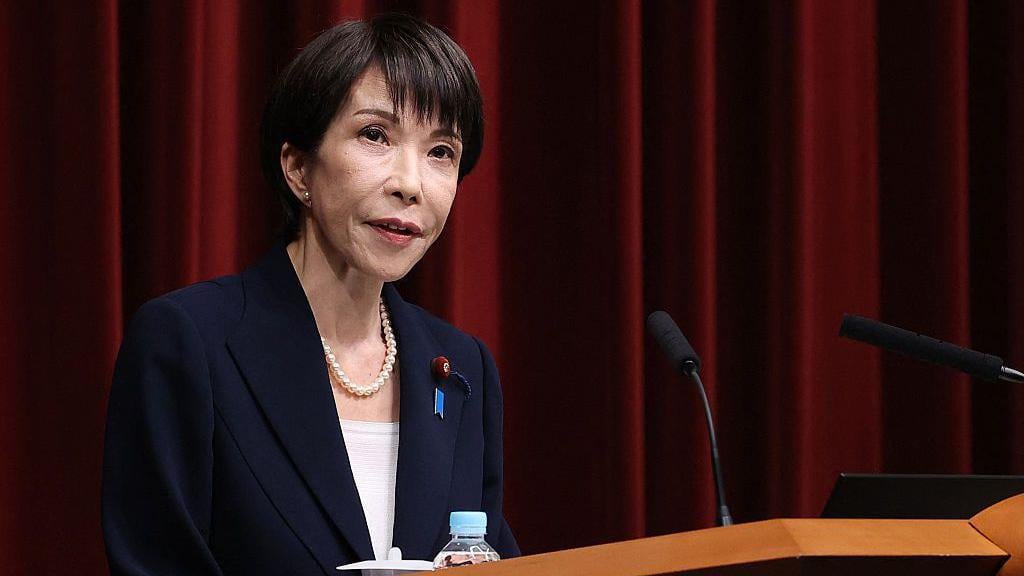 La primera ministra de Japón, Sanae Takaichi. Foto: Getty Images