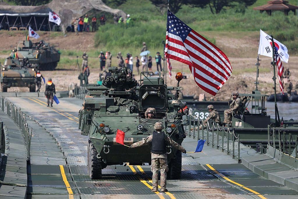 Cada año, EE.UU. y Corea del Sur realizan ejercicios militares conjuntos en suelo surcoreano.