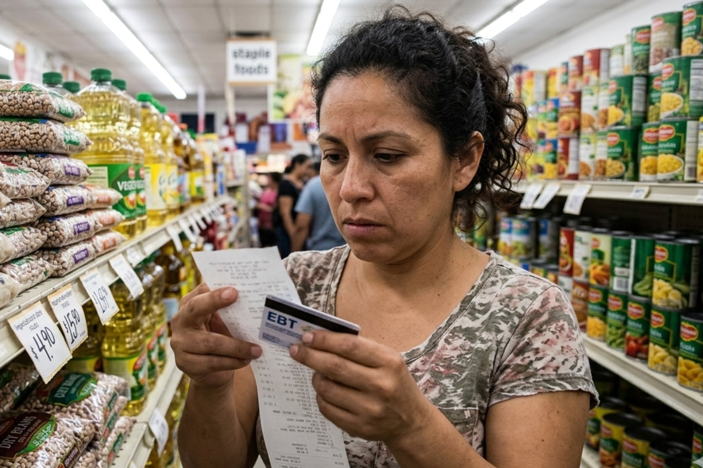 Adultos sanos sin dependientes que no completen las horas mínimas de trabajo, voluntariado o capacitación podrían quedarse sin SNAP por hasta tres años (Foto: Imagen referencial creada por El Comercio MAG usando Gemini)