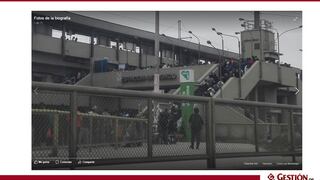 Perú vs Argentina: Grandes colas en la estación del Metropolitano y del Metro de Lima
