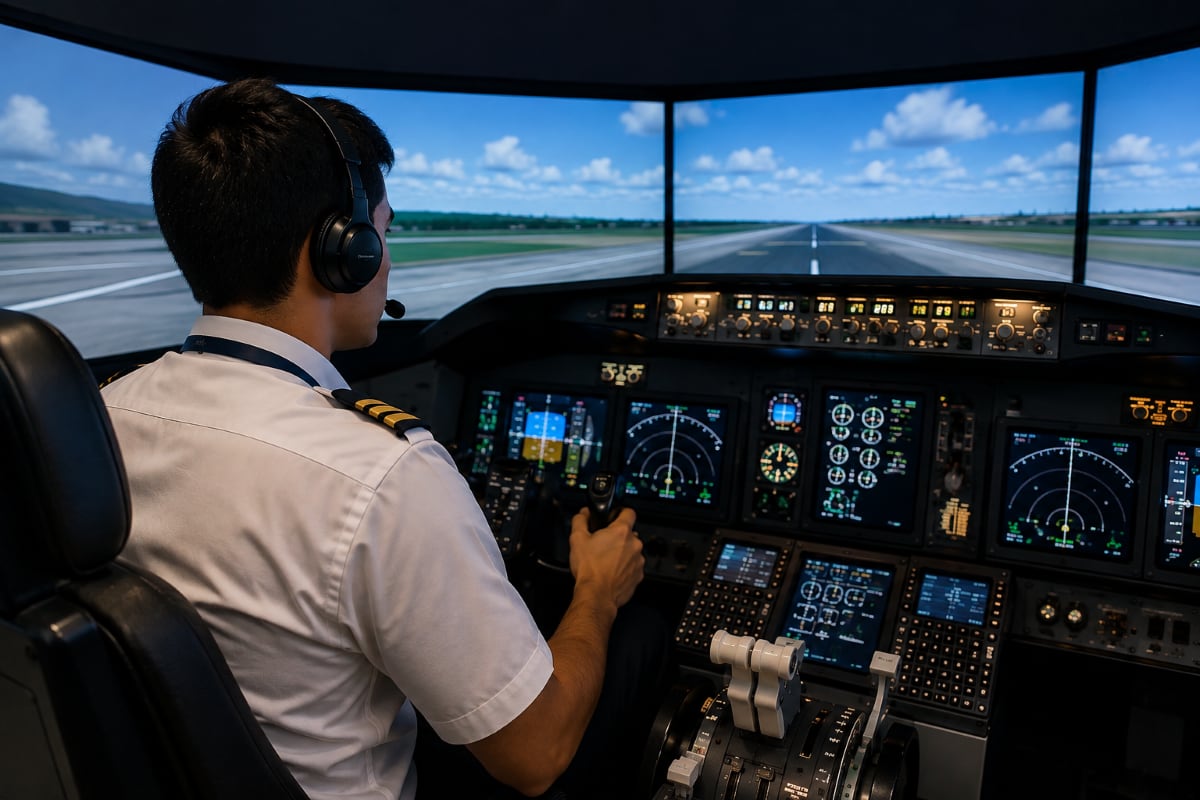 La formación de un piloto comercial demanda entrenamiento especializado y experiencia operacional, en un contexto donde el sector busca contar con más talento calificado. Foto: Composición Gestión.