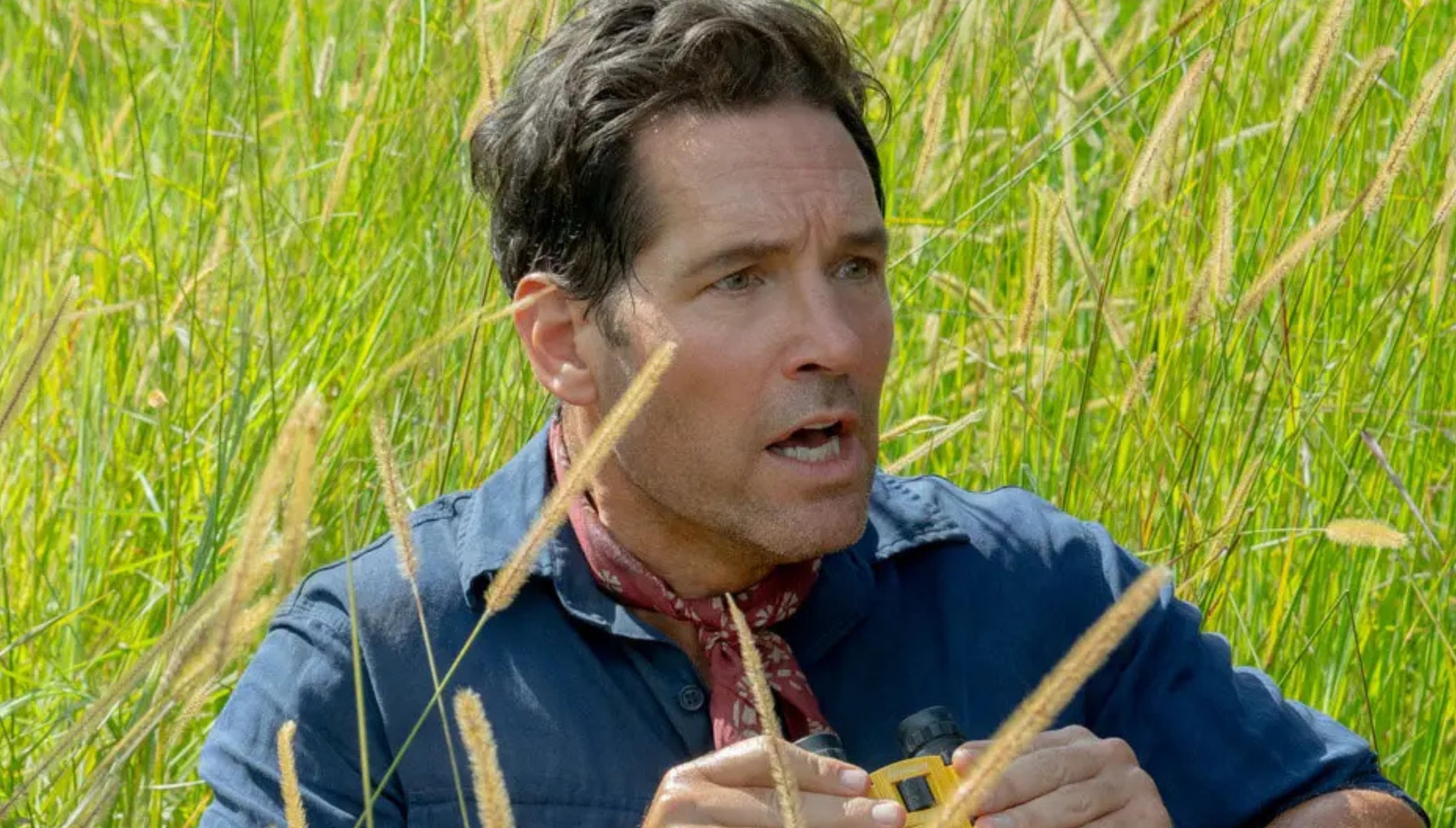 Paul Rudd como Ronald "Griff" Griffen Jr. en una escena de la película de comedia y terror "Anaconda" (Foto: Fully Formed Entertainment / Sony Pictures)