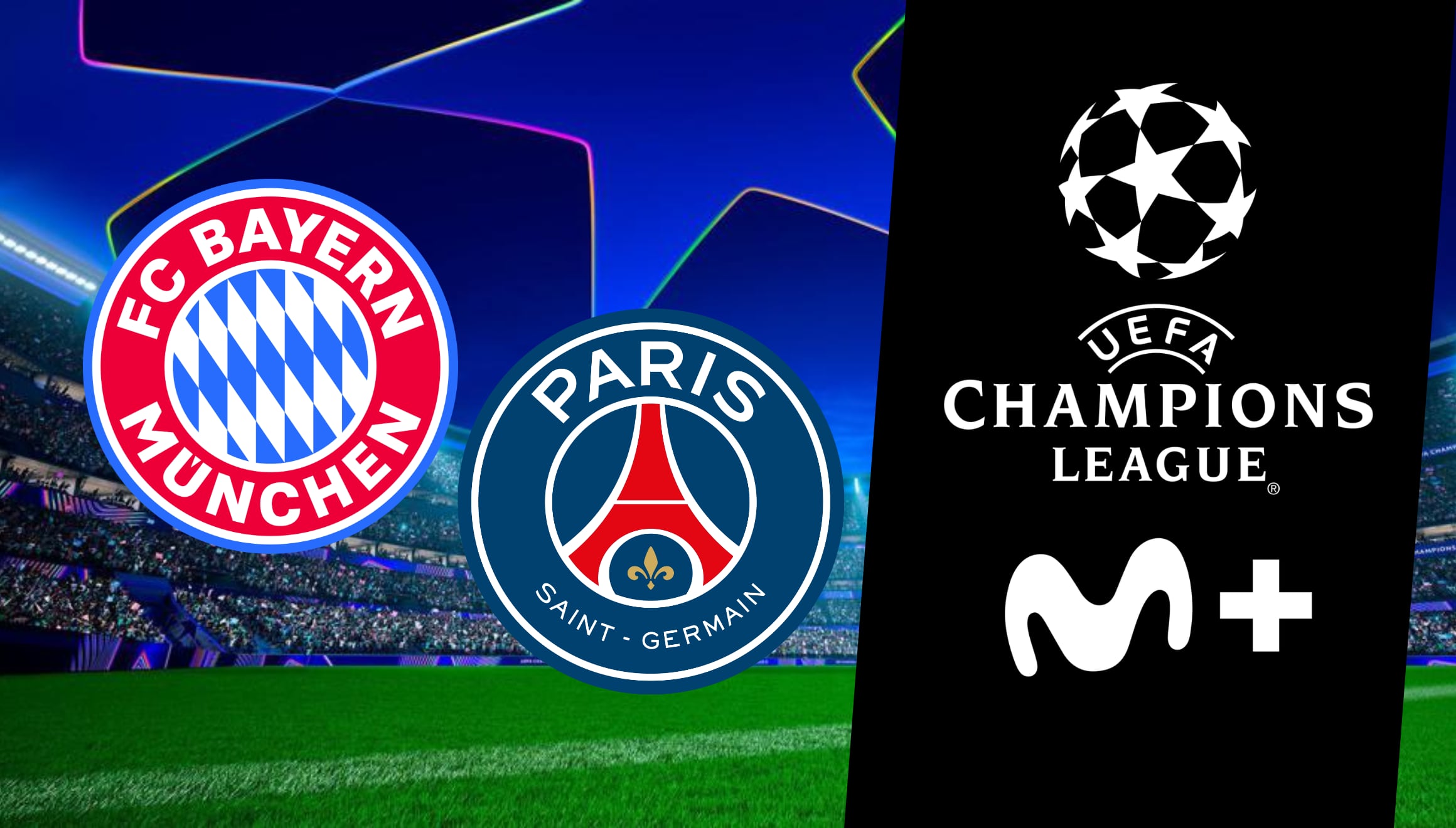 Sintonice Movistar Plus en directo para ver el partido entre Bayern Múnich y PSG por la vuelta de las semifinales de la Liga de Campeones de la UEFA. Siga el fútbol por TV y online con toda la previa y las estadísticas en tiempo real del duelo europeo más esperado del año hoy. | Crédito: uefa.com / Composición Gestión Mix