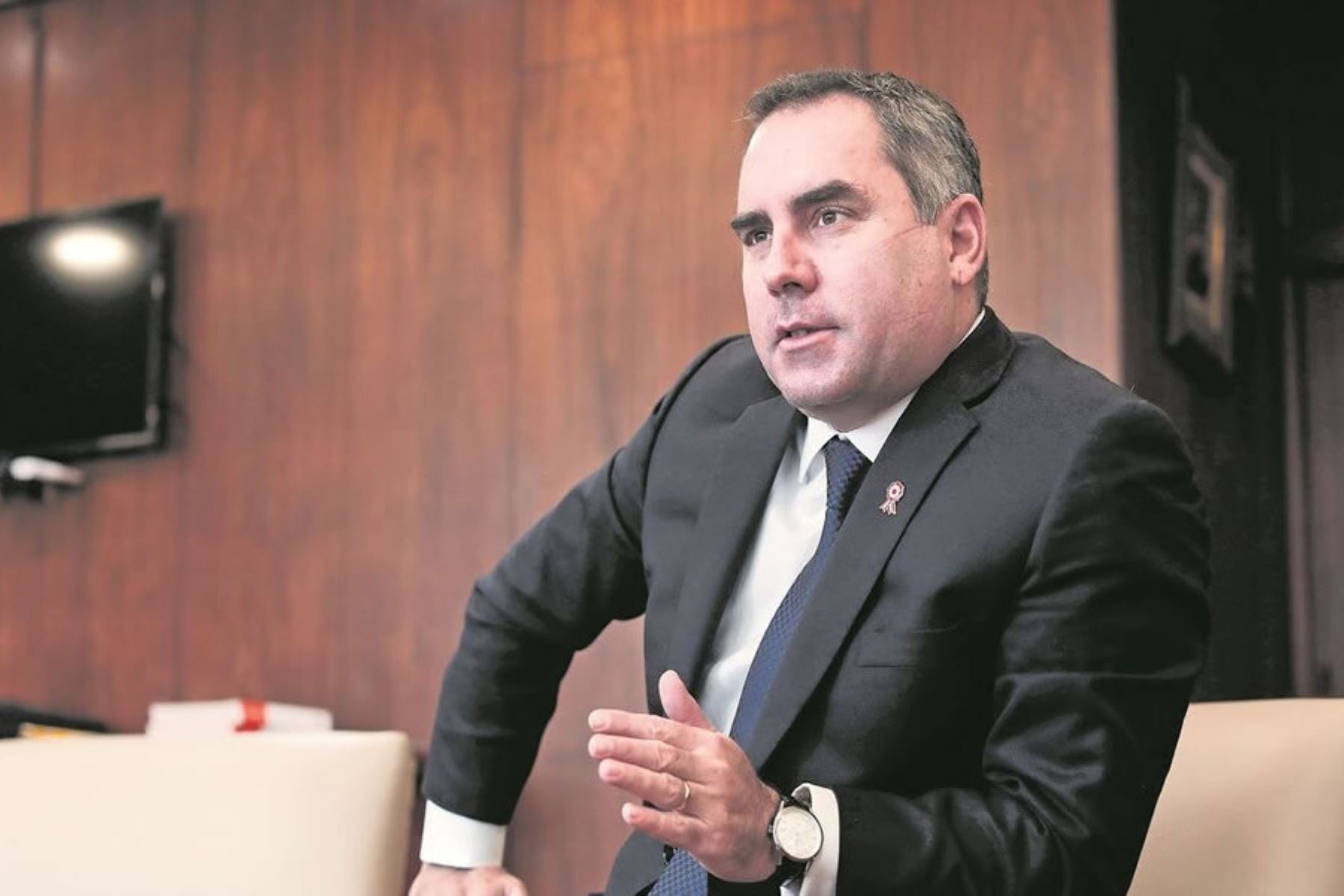 Sigue las propuestas de Rafael Belaúnde en el debate del JNE rumbo a las Elecciones 2026 en Perú. (Foto: Andina)