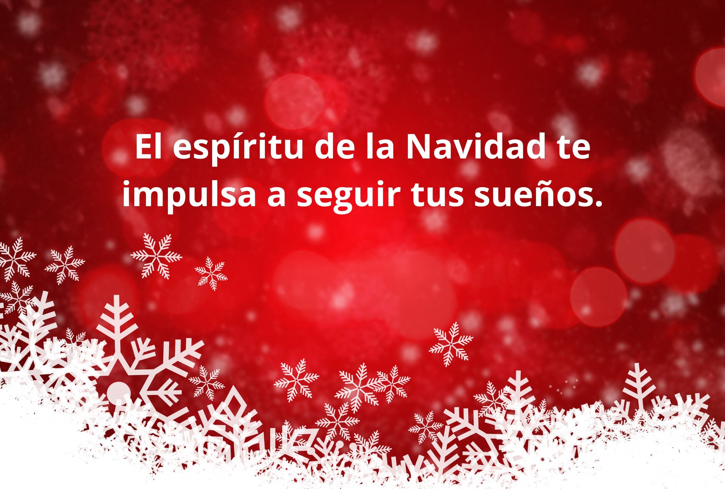 El espíritu de la Navidad te impulsa a seguir tus sueños. (Foto: Composición Gestión Mix)