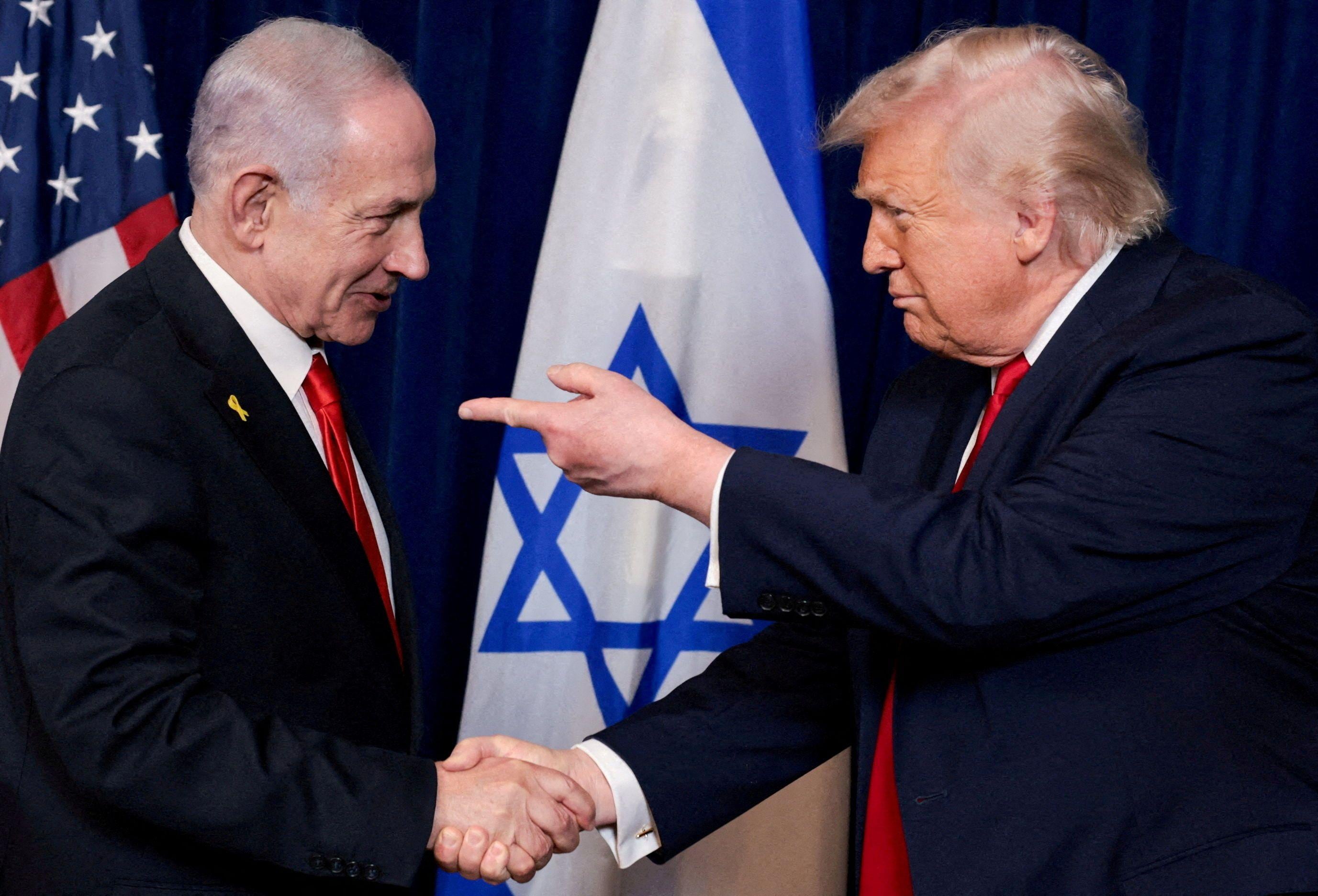 El presidente de Estados Unidos, Donald Trump, recibió este martes en la Casa Blanca al primer ministro israelí, Benjamín Netanyahu.