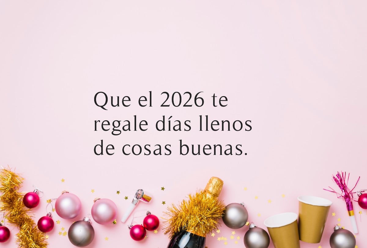 Inspírate con frases de Año Nuevo 2026 pensadas para acompañar cada paso de este nuevo inicio. | Crédito: Freepik / Composición Gestión Mix