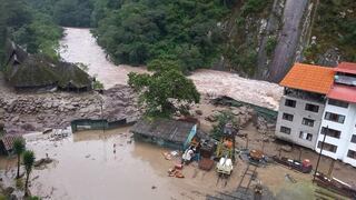 Machu Picchu: huaico en Aguas Calientes por desborde de río Alcamayo generó alarma en ciudadanos y turistas