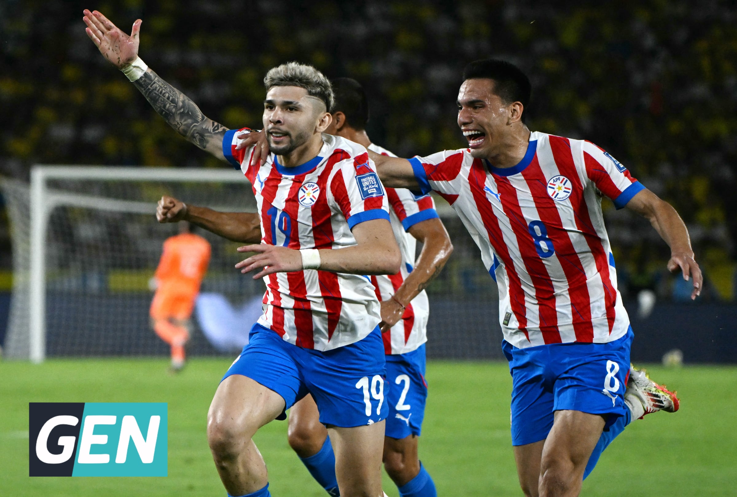 SANTA CLARA, CALIFORNIA (ESTADOS UNIDOS).- Cobertura oficial de GEN (CANAL 12) EN VIVO ONLINE para ver el partido Paraguay vs. Australia hoy por la Jornada 3 del grupo D del Mundial 2026 en el Levi's Stadium de Santa Clara, California. FOTO DE LUIS ACOSTA PARA AFP