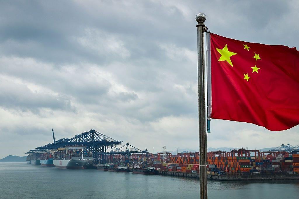 El crecimiento económico de China se sostuvo principalmente por las exportaciones.