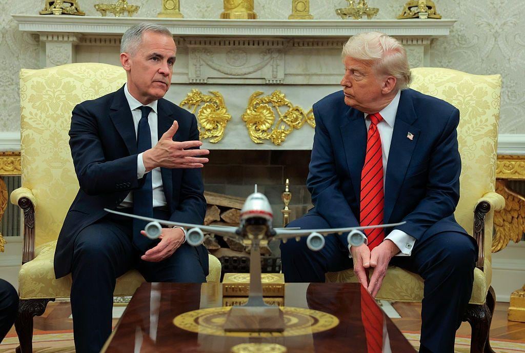 Mark Carney y Donald Trump han tenido varias reuniones, pero no han logrado resolver un acuerdo de comercio definitivo.