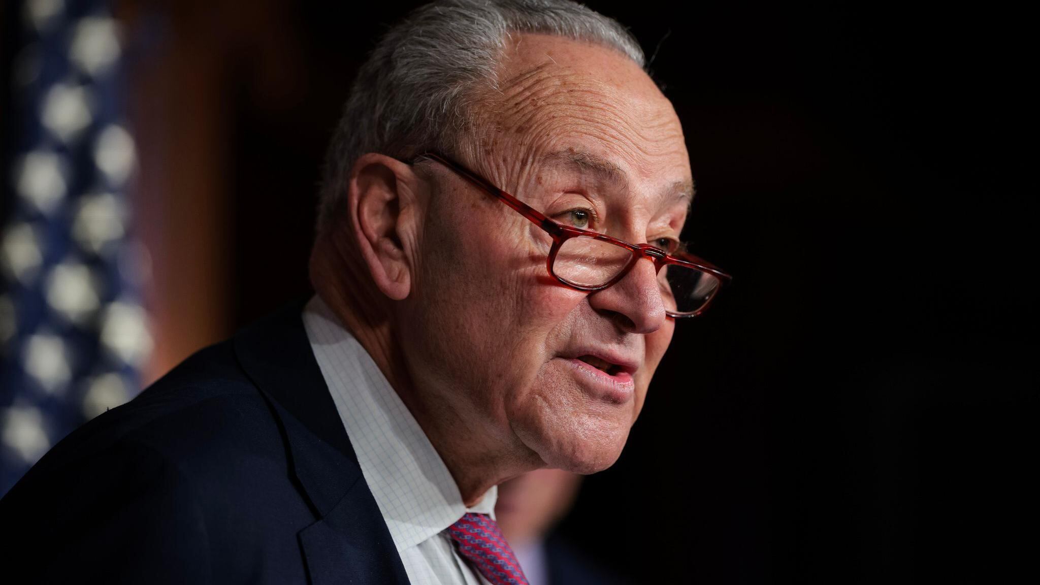 El senador Chuck Schumer lidera la minoría demócrata en el Senado.