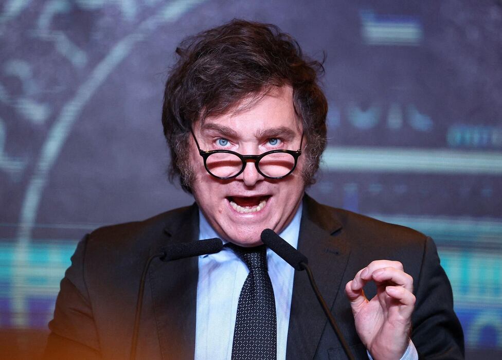 Ganador. La libre portación de armas y la militarización de cárceles son otras propuestas de Milei.