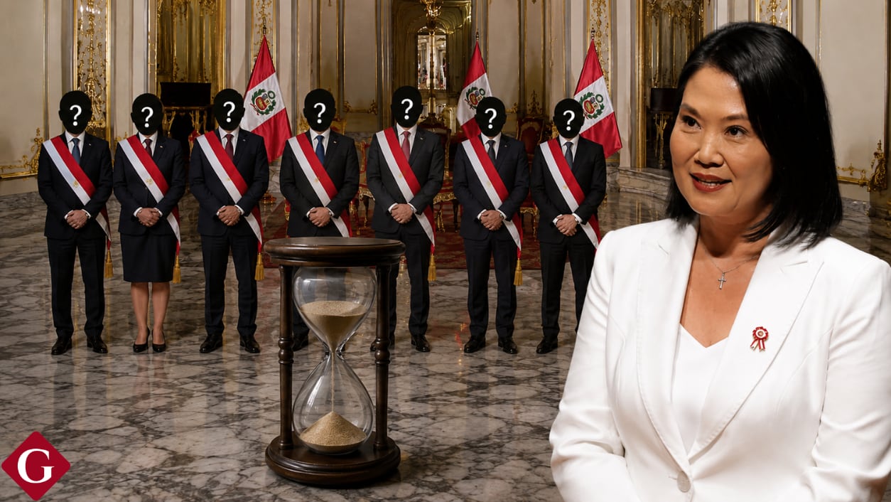 De acuerdo a las cifras de Videnza solo hay una cartera cuyos ministros superaron el año promedio de duración entre las 20 que componen el Ejecutivo. Fotocomposición: ChatGPT, Alessandro Azurín, Diario Gestión.