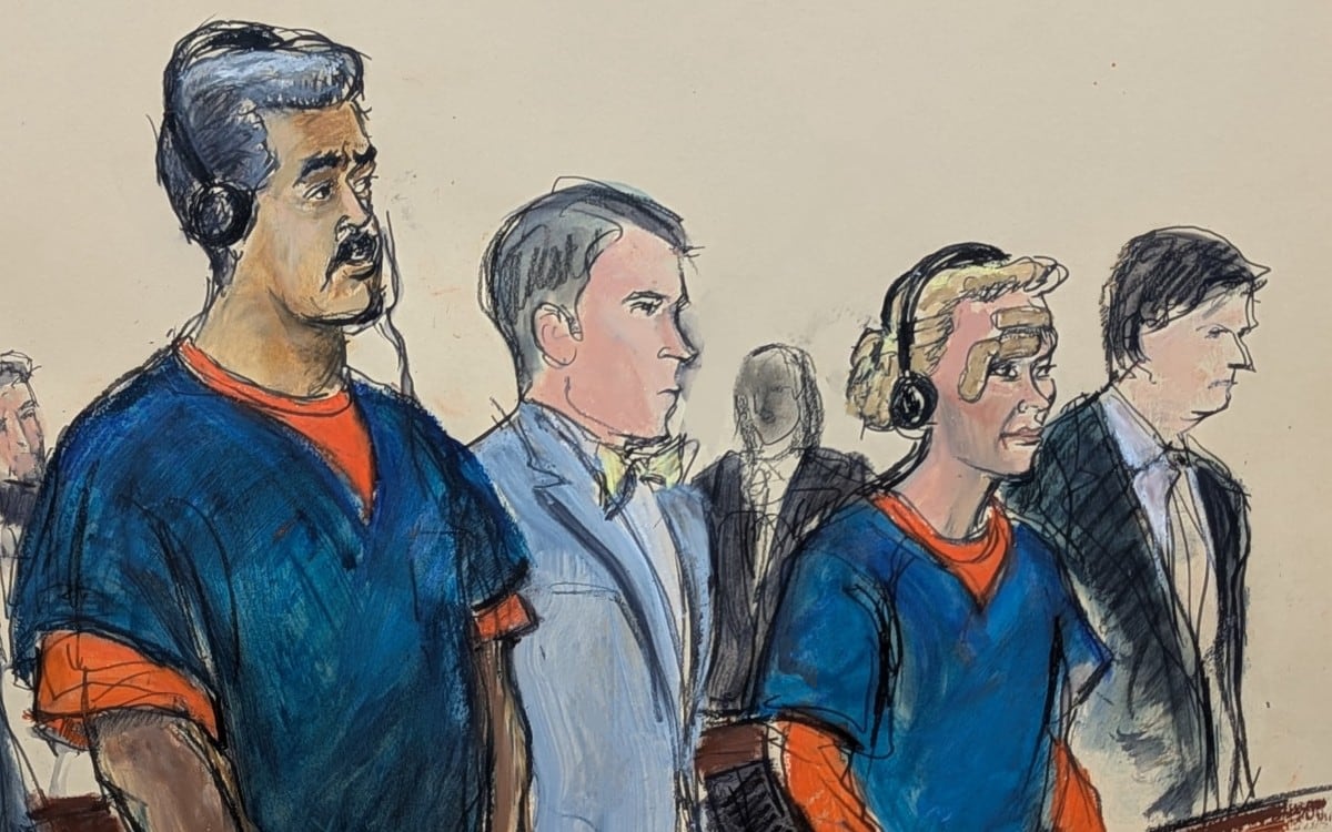 Nicolás Maduro compareció por primera vez ante un tribunal federal en Nueva York, donde se declaró inocente de cargos por narcotráfico y armas. (Foto: Elizabeth Williams vía AP)