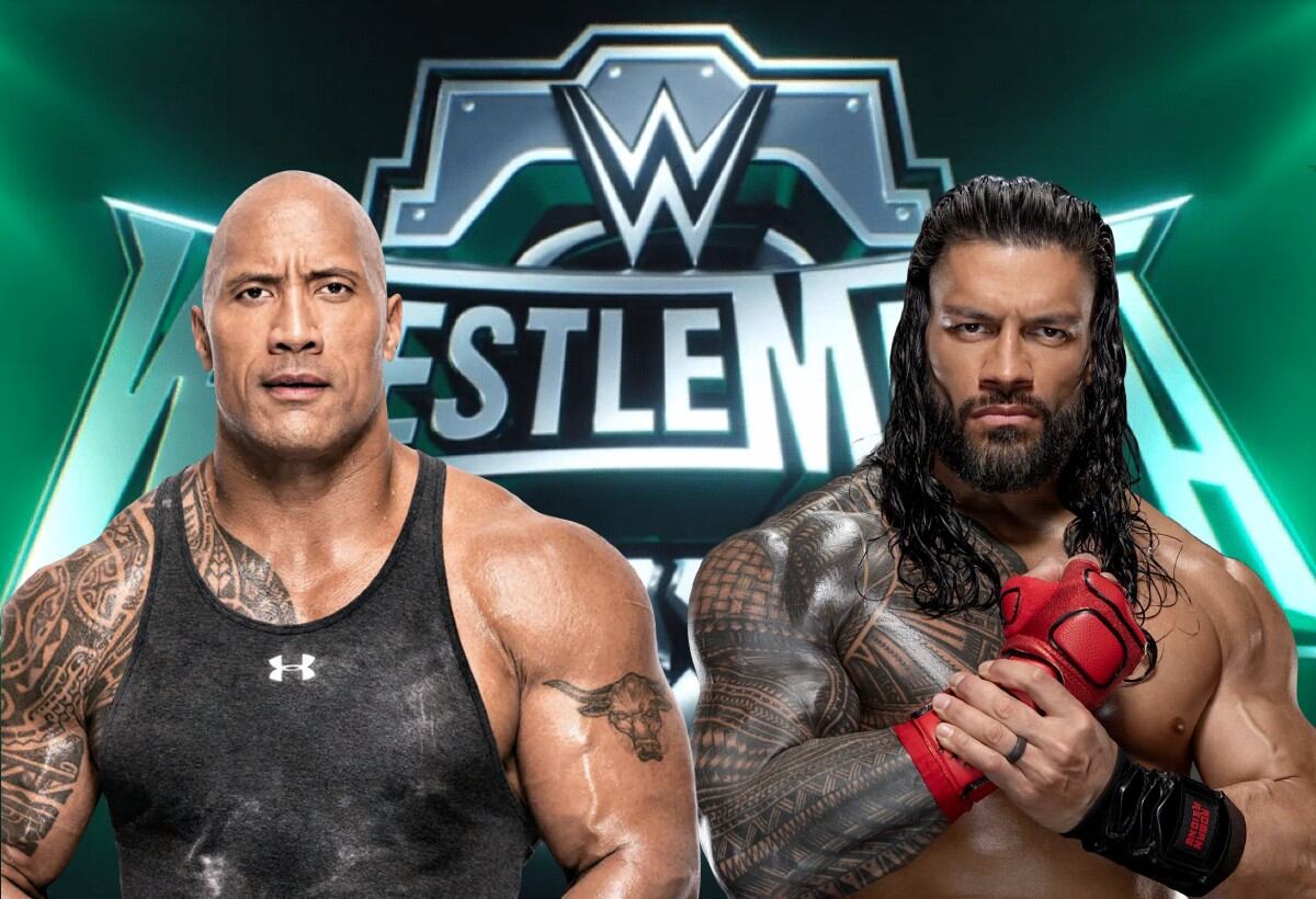The Rock y su primo Roman Reigns están programados para unirse como equipo en un enfrentamiento contra Cody Rhodes y Seth Rollins en WrestleMania 40. (Foto: WWE)