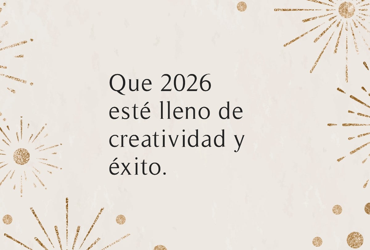 Envía mensajes de Año Nuevo 2026 para tu personal y fortalece la unión y el entusiasmo de todo el equipo. | Crédito: Freepik/Gestión