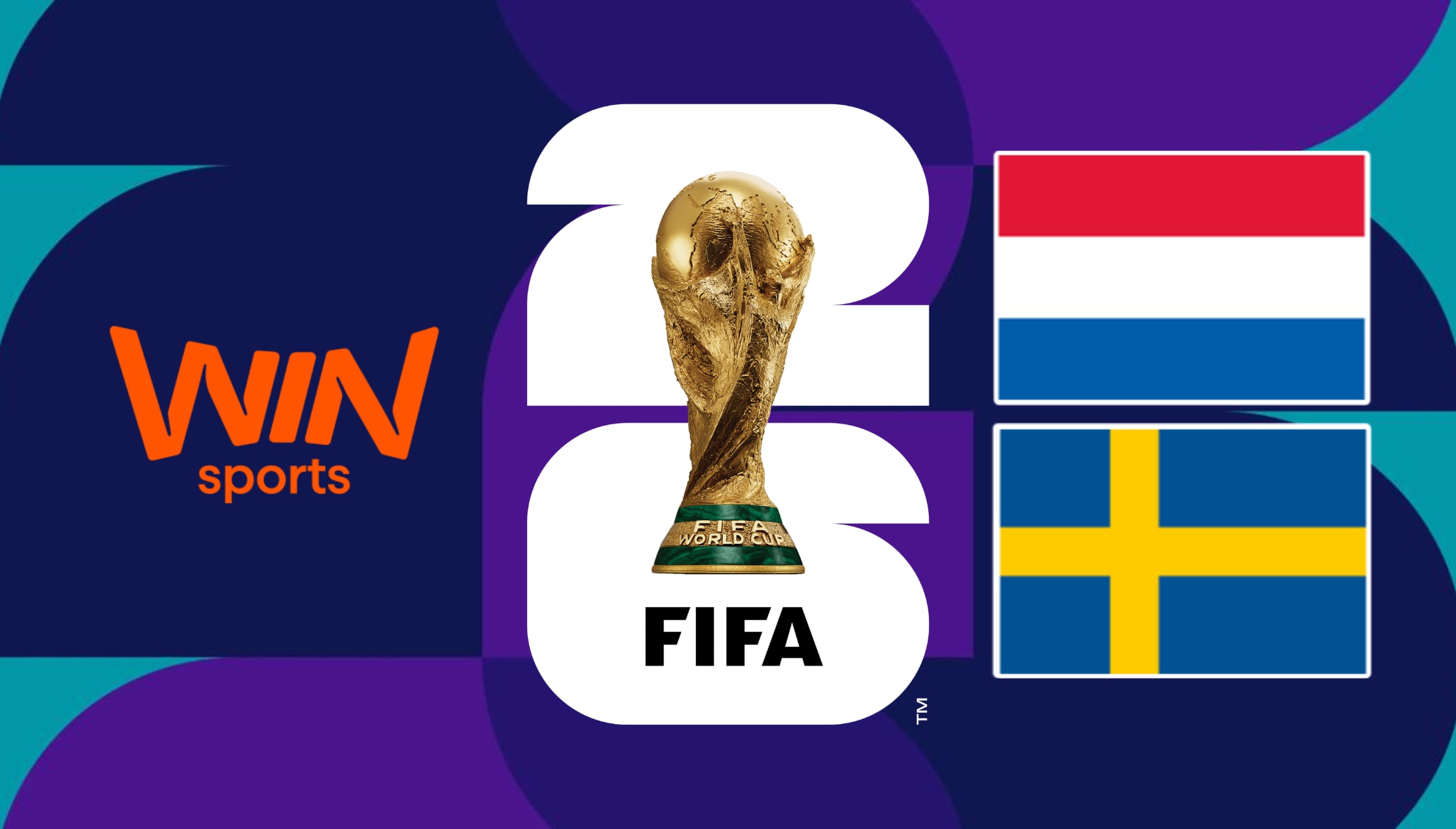 Siga la señal de Win Sports en vivo online para conocer cómo ver el partido Países Bajos vs. Suecia en Colombia. Cobertura completa del torneo mediante sistemas tradicionales de fútbol TV y streaming oficial. | Crédito: fifa.com / Composición Gestión Mix