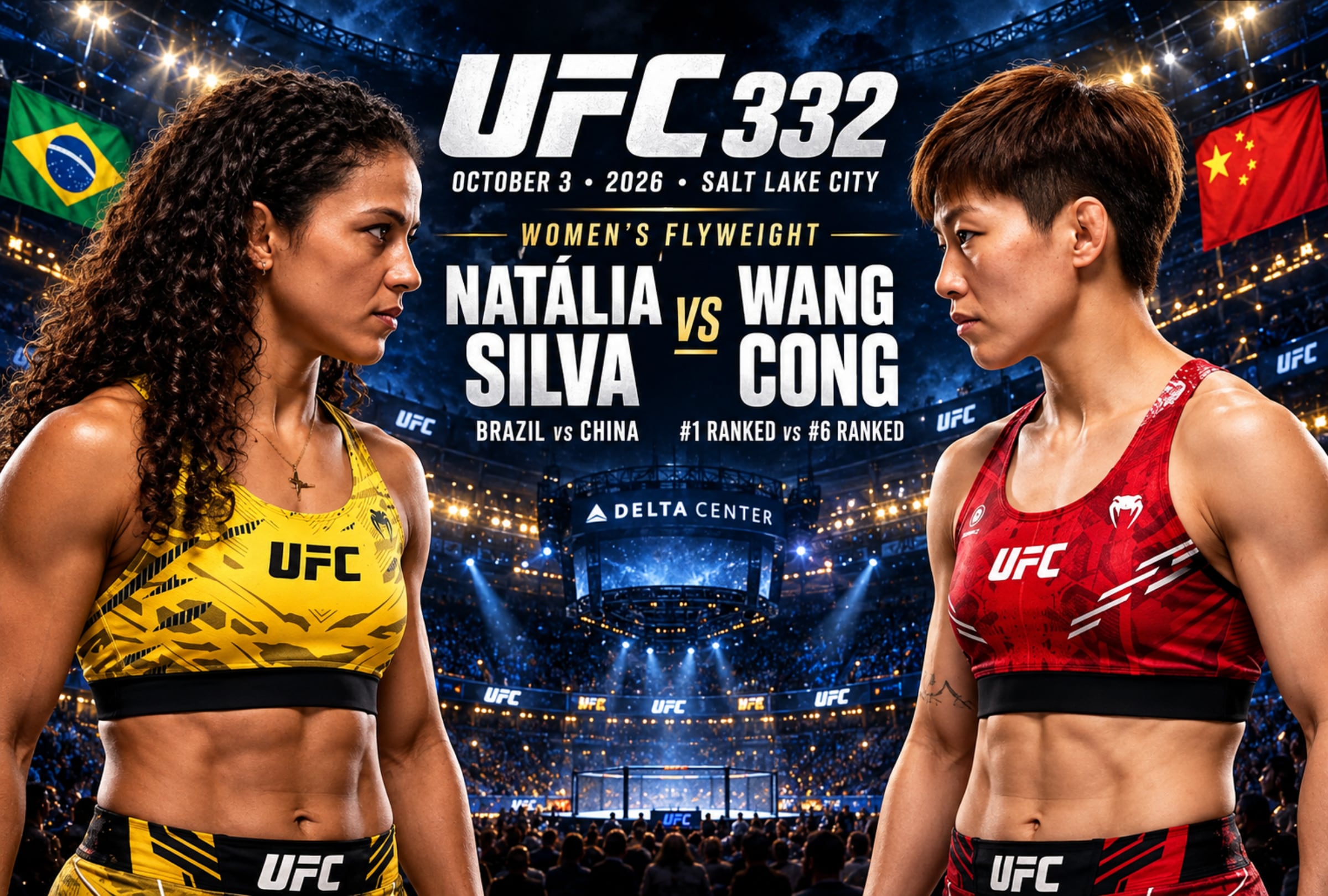 ¿A qué hora inicia y en qué canal transmiten la pelea Natalia Silva vs. Wang Cong EN VIVO hoy por el UFC 332?