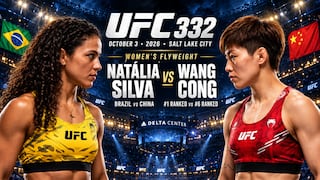 ¿A qué hora inicia y en qué canal transmiten la pelea Natalia Silva vs. Wang Cong EN VIVO hoy por el UFC 332?