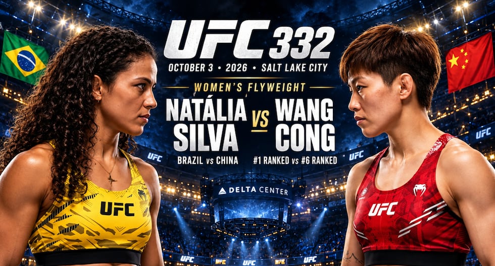 ¿A qué hora inicia y en qué canal transmiten la pelea Natalia Silva vs. Wang Cong EN VIVO hoy por el UFC 332?