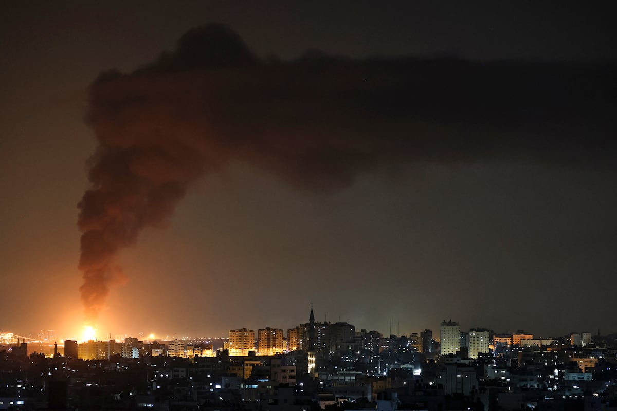 Franja de Gaza. (Photo by MOHAMMED ABED / AFP)