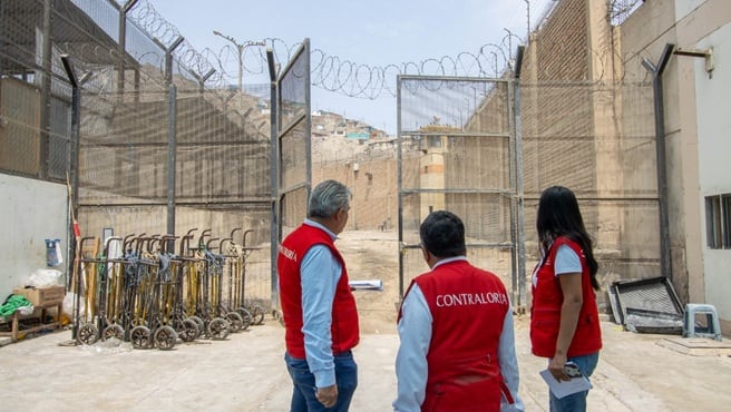 En 43 de los 52 establecimientos penitenciarios existen situaciones adversas relacionadas a la inoperatividad de las cámaras de videovigilancia. (Foto: Contraloría)