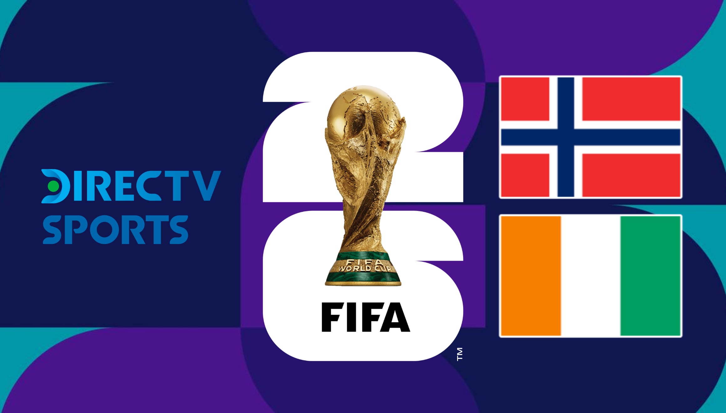 DIRECTV transmitió el partido Noruega vs. Costa de Marfil por el Mundial 2026. | Crédito: fifa.com / Composición Gestión Mix