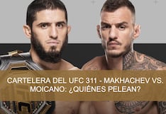 Cartelera del UFC 311 Makhachev vs. Moicano: ¿Qué peleas puedes ver hoy y quiénes son los favoritos?