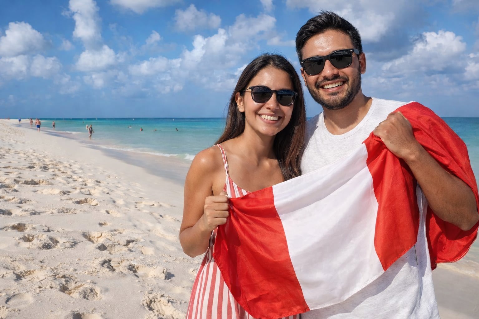 ¿Qué buscan los peruanos que experimentan el verano en Aruba? (Foto: composición de imagen original y ChatGPT, creada por Camila Vera solo para Gestión)