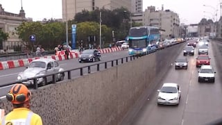 Restablecen tránsito a la Vía Expresa por paso a desnivel tras obras de interconexión