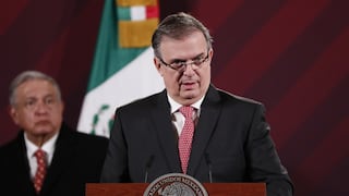 Canciller mexicano ve “tendencias” a que la crisis en Perú vaya a “empeorar”