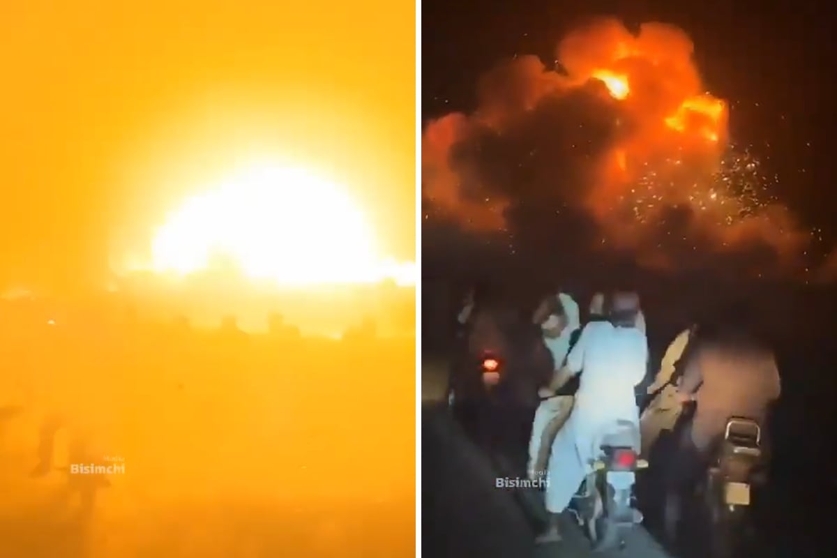 El ataque con misiles de India hacia el territorio de Jammu y Cachemira ocupado por Pakistán, durante la madrugada del 7 de mayo de 2025. (Capturas de video)