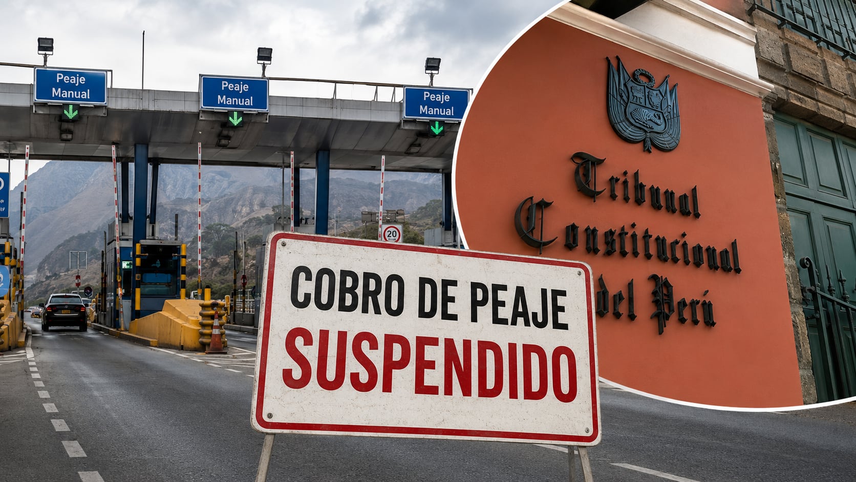 El TC, consultado por este Diario, evitó pronunciarse sobre una solicitud de Ositrán y menos sobre el caso en sí, hasta que se emita el fallo final. Fotocomposición: ChatGPT, Alessandro Azurín, Diario Gestión.
