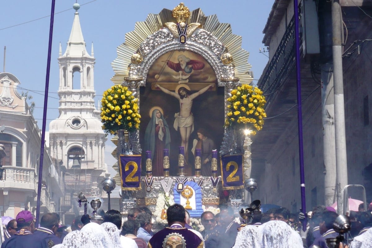 Señor de los Milagros. (Foto: Andina)