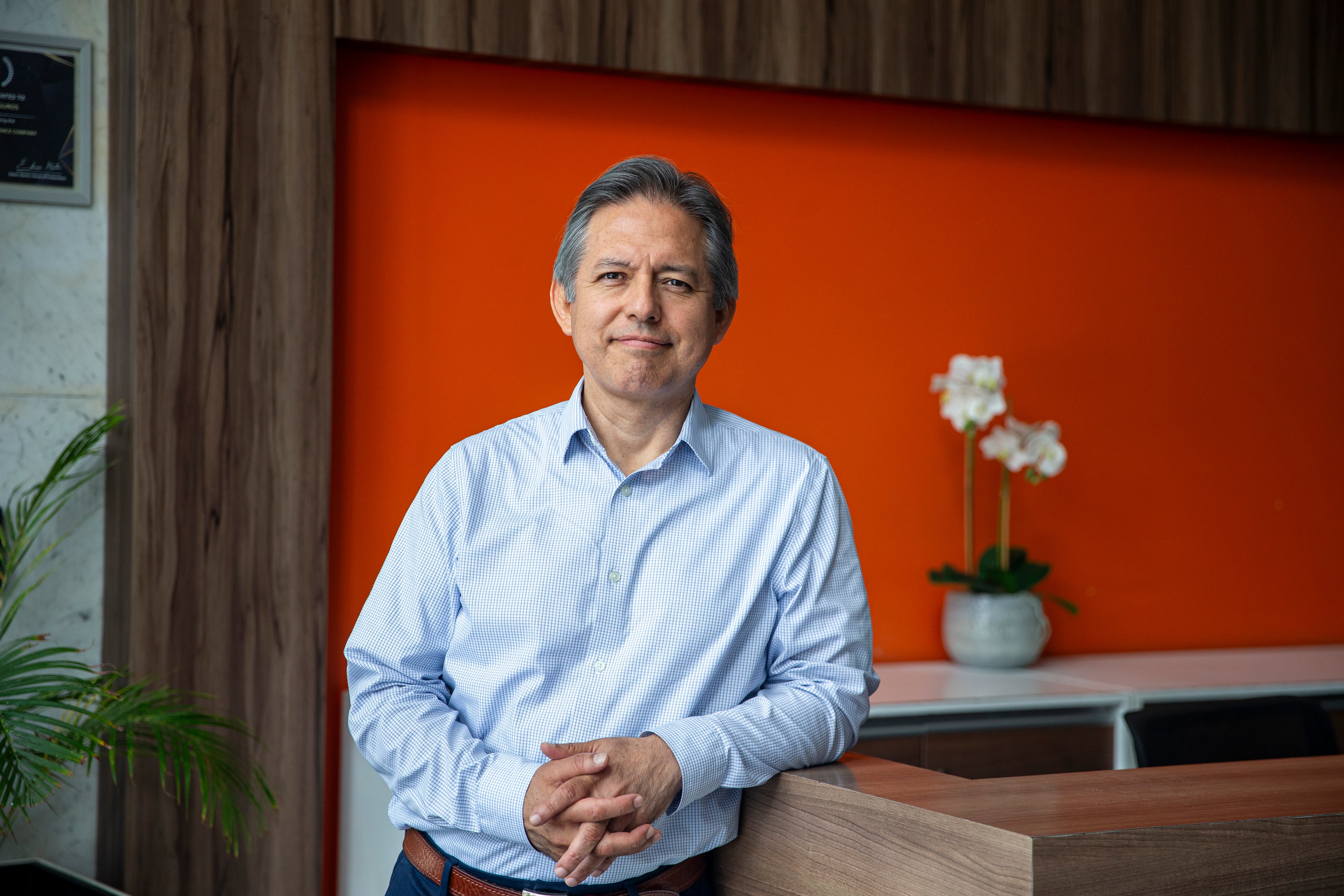 Alberto Vásquez, gerente general de La Positiva Seguros. (Foto: César Campos/El Comercio)