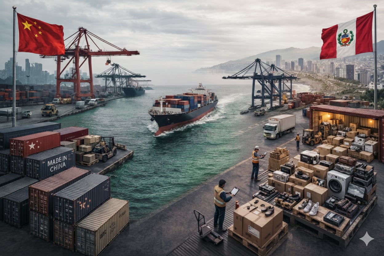 El país asiático ha canalizado esa producción hacia el exterior, cada vez a menores precios. Fotocomposición: ChatGPT, Gemini, Diario Gestión