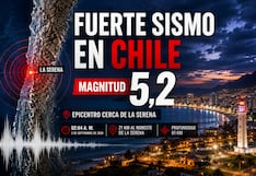 Fuerte temblor de magnitud 5,2 sacudió Chile: epicentro fue cerca de La Serena