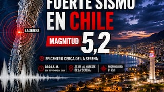 Fuerte temblor de magnitud 5,2 sacudió Chile: epicentro fue cerca de La Serena