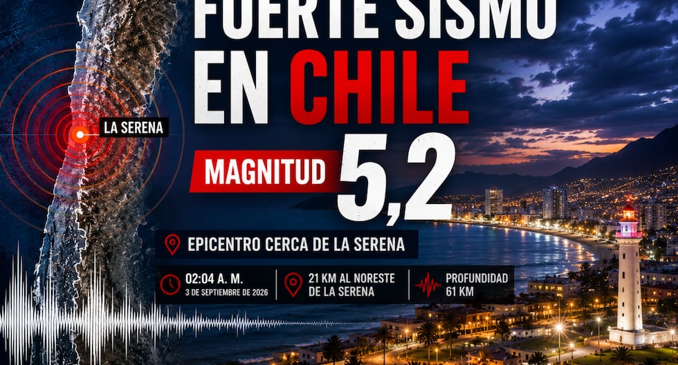 Fuerte temblor de magnitud 5,2 sacudió Chile: epicentro fue cerca de La Serena