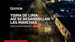 Toma de Lima 2023: protestantes llegan a los exteriores del Congreso y son dispersados por la Policía